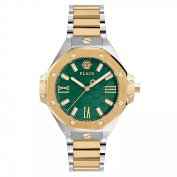 Philipp Plein moteriškas laikrodis PWBDA0724 39mm Quartz nerūdijantis plienas silikonas juodas