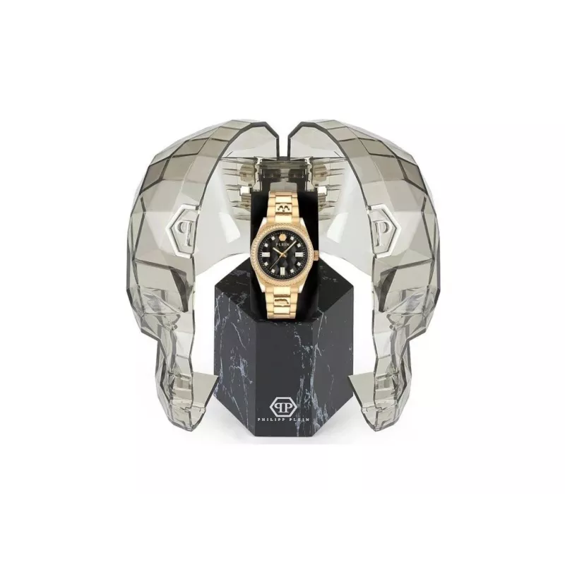 Philipp Plein moteriškas laikrodis PWCDA0624 38mm nerūdijantis plienas kvarcinis