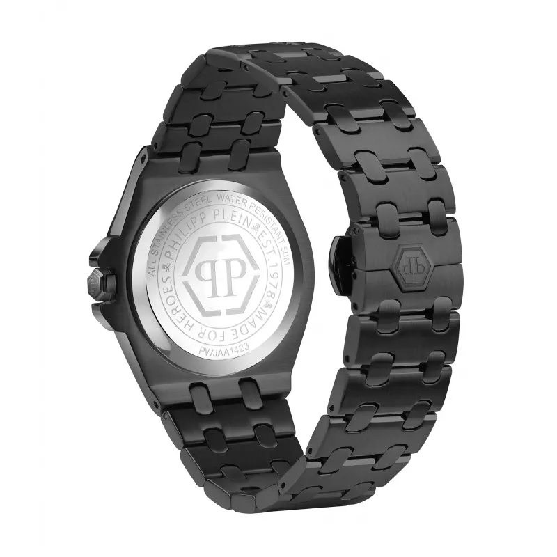 Philipp Plein moteriškas laikrodis PWJAA1423 The Skull 38mm rožinio aukso atspalvio