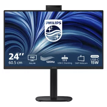 Philips 24B2U3301H 23,8 inch IPS Full HD Monitor - 75Hz, USB-C Hub, Built-in Webcam & Speakers
