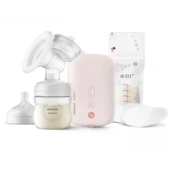 Philips AVENT SCF395 elektrinis pientraukis - vienpusis, Natural Motion technologija, 8 stimuliacijos ir 16 ištraukimo lygių, be BPA, skaitmeninis ekranas, tylus