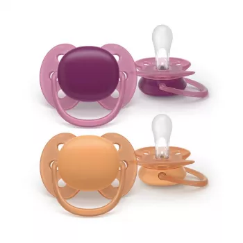 Philips Avent Ultra Soft Neutral žindukas, 18M+, 2 vnt.