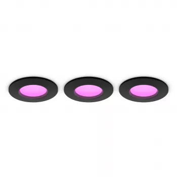 Philips Hue White & Color Ambiance Slim Recessed Light S x3 – juoda