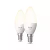 Philips Hue White Candle Bulb E14 B39 EU 2 Pack