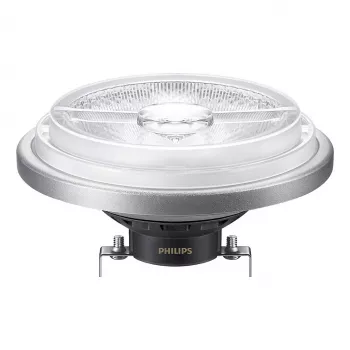Philips MASTER ExpertColor 10.8W LED AR111 Reflector G53 40° šiltai balta 2700K reguliuojamas