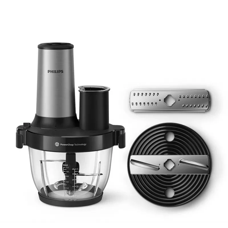 Philips Series 5000 Virtuvinis Kombainas HR1504/00, 800 W, 2,1 L Dubuo, Baltas