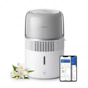 Philips Series 5000 HU5710 Aromadifuzorius ir Drėkintuvas Sidabrinis Baltas