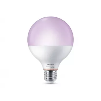 Philips Smart WFB 75W G95 E27 822-65 RGB 1PF/6 – 9W išmanioji LED lemputė, 1055 lm, E27, RGB/Reguliuojama balta, pritemdoma