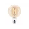 Philips Smart Wi-Fi G95 E27 LED lemputė, reguliuojama balta 2700-6500K, 60W atitikmuo, skaidri | Kur.lt