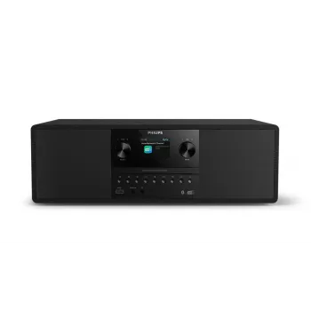 Philips TAM6500/10 Micro Hi-Fi sistema su Bluetooth, CD, USB, FM radiju, juoda