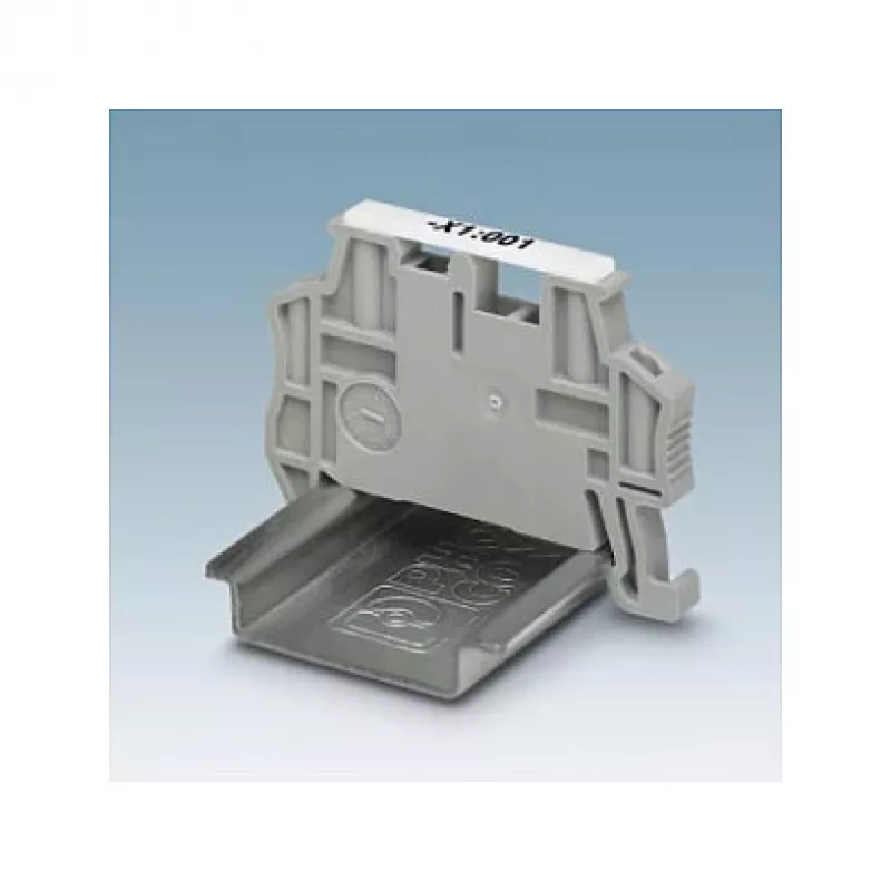 Phoenix 3022218 Endhalter CLIPFIX 35 – Galinis fiksatorius NS 35 DIN bėgiui, PA, pilkas | Kur.lt