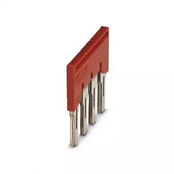 Phoenix 3030307 FBS 4-8 įkišamas tiltelis, 4 pozicijų, 5,2 mm žingsnis, raudonas | Kur.lt