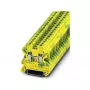 Phoenix 3044128 UT 4-PE Universal Protective Earth Terminal Block – žaliai geltona