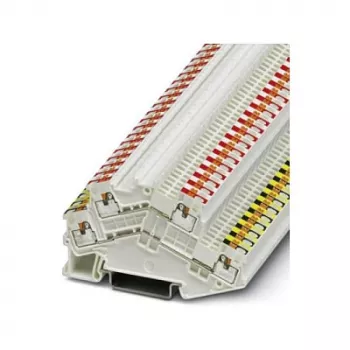 Phoenix Contact 3214663 PTTBS 1,5/S-KNX dviejų lygių gnybtų blokas KNX magistralės sistemoms, Push-in jungtis, juodos/raudonos ir baltos/geltonos spalvos | Kur.lt