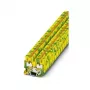 Phoenix Contact MPT 1,5/S-PE Mini apsauginio įžeminimo gnybtų blokas, Push-in, 1,5 mm², žaliai-geltonas, 3248110