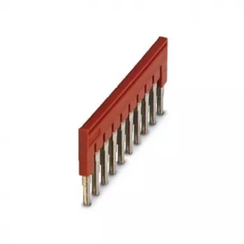 Phoenix Contact 3030271 FBS 10-6 Įdėjimo tiltelis, 10 pozicijų, 6,2 mm žingsnis, raudonas