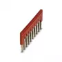 Phoenix Contact 3030271 FBS 10-6 Įdėjimo tiltelis, 10 pozicijų, 6,2 mm žingsnis, raudonas