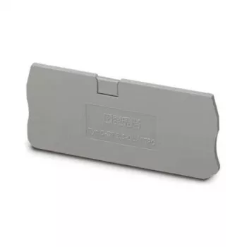 Phoenix Contact D-ST 2,5-QUATTRO galinis dangtelis – pilkas, poliamidas, UL 94 V0, 2,2 mm plotis | Kur.lt