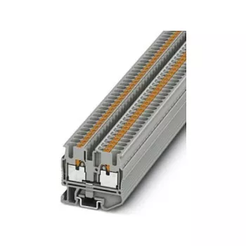 Phoenix Contact MPT 2.5 mini praėjimo gnybtų blokas, įstumiamas sujungimas, 2.5 mm², 500 V, 24 A, pilkas