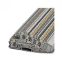 Phoenix Contact PTI 4-L/L 3 lygių montažinė gnybtų juosta, Push-in, 4 mm², 400 V, 32 A, pilka