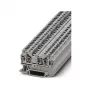Phoenix Contact ST 4 Praėjimo gnybtas, spyruoklinė jungtis, 4 mm², pilkas, montavimui ant DIN bėgelio, 800 V, 32 A | Kur.lt