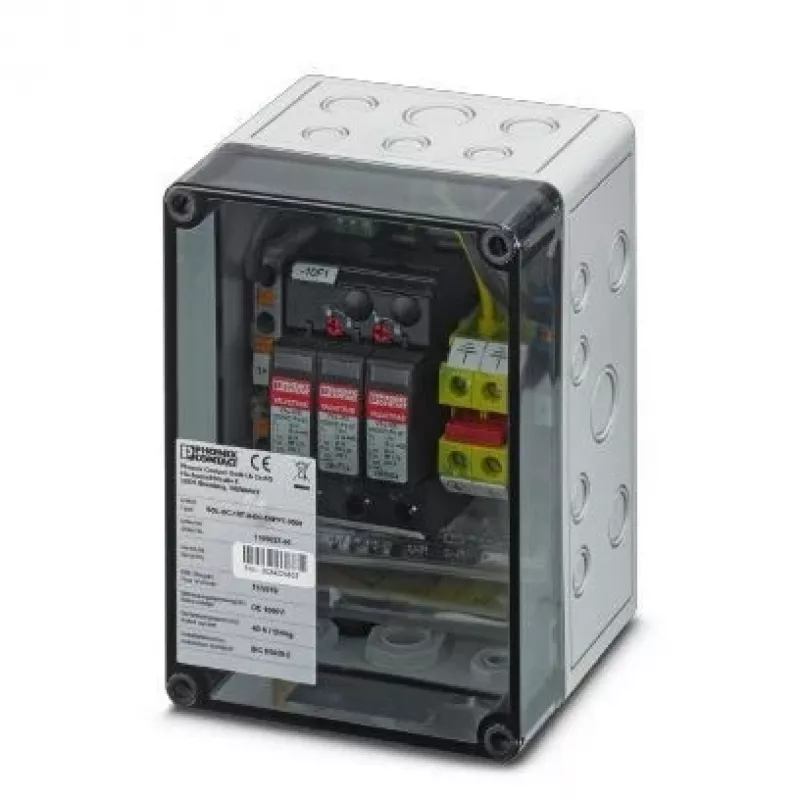 PHOENIX CONTACT APS 1 MPPT 1000 DC STB 1182566 Apsaugos nuo viršįtampių dėžė, 1 MPPT, 1/2 tipas, 1000 V DC, IP65