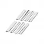Phoenix Contact ZBF 5,LGS Terminal Block Marker Strip 0810821:0022 – Baltas, Lyginiai Skaičiai 22-40, 10 Vnt.