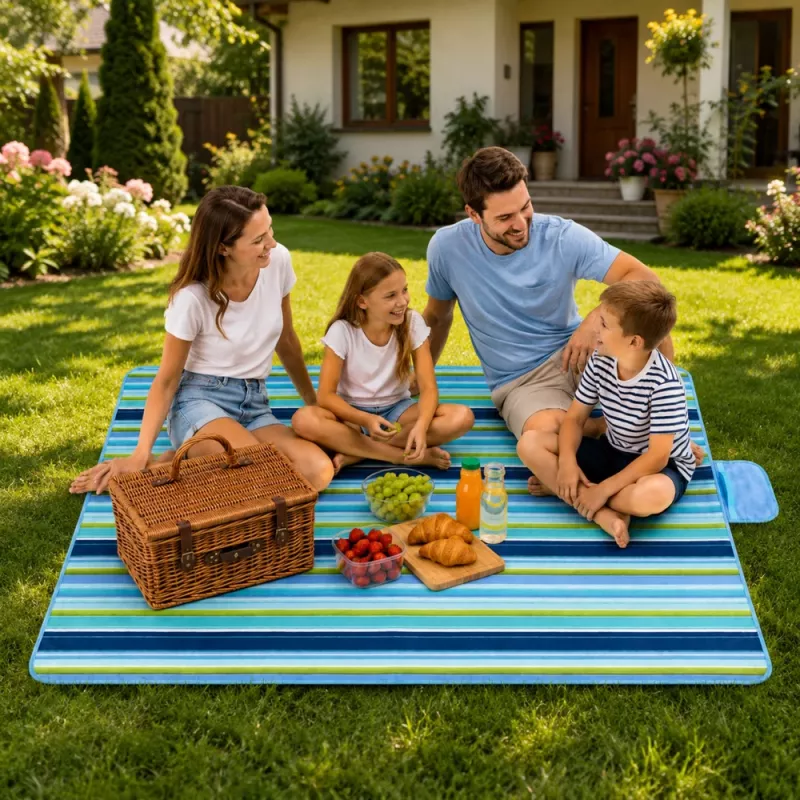 LEAN Picnic Beach Blanket Foldable Patterns 150 x 200 cm