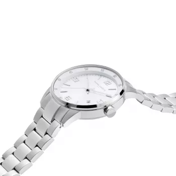 Pierre Cardin vyriškas analoginis kvarcinis laikrodis CMR.0006 40mm nerūdijančio plieno korpusas juodas ciferblatas odinis dirželis