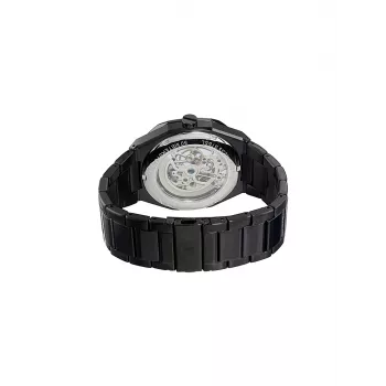 Pierre Cardin vyriškas kvarcinis analoginis laikrodis CF.1002.MB 42mm juodas nerūdijančio plieno Milanezės tinklelio apyrankė