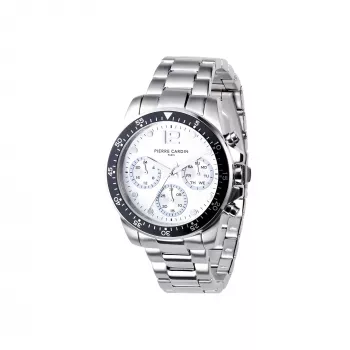 Pierre Cardin Vyrų Laikrodis CNI.0012 40mm Nerūdijančio Plieno Korpusas Juodas Odinis Dirželis