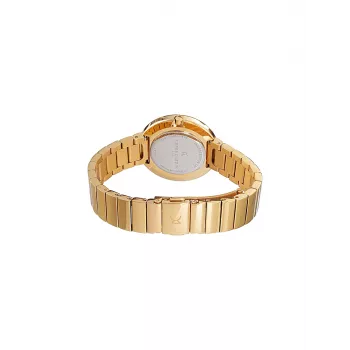 Pierre Cardin Moteriškas Analoginis Kvarcinis Laikrodis CF.1010.MG Sidabrinis Nerūdijančio Plieno Tinklinis Apyrankė 32mm