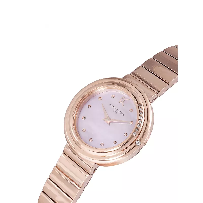 Pierre Cardin Moteriškas Laikrodis CF.1010.MR.1 Kvarcinis Analoginis 32mm Rožinis Auksas