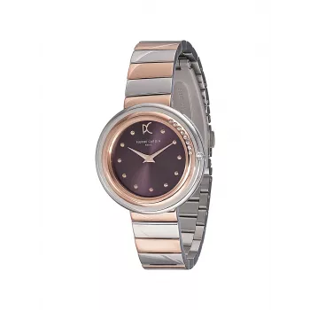 Pierre Cardin moteriškas laikrodis CF.1010.MU.1 kvarcinis analoginis 32 mm sidabrinis nerūdijančio plieno tinklelis