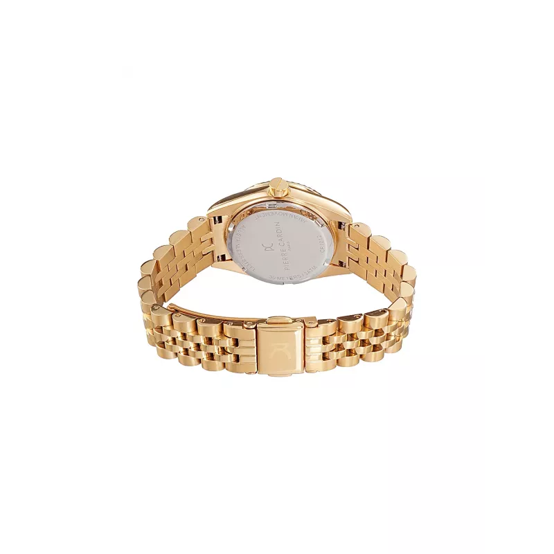 Pierre Cardin Women's CF.1012.MG.2 Quartz Analog Watch 28mm Gold-Tone Stainless Steel
