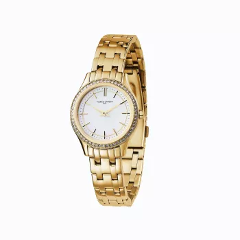 Pierre Cardin moteriškas kvarcinis analoginis laikrodis CF.0611.SE.G 30mm nerūdijančio plieno tinklelis