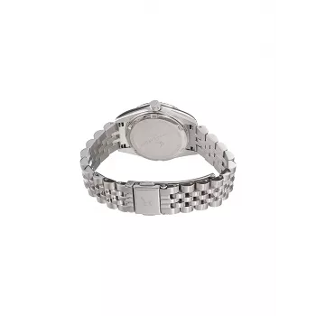Pierre Cardin Women's Quartz Analog Watch CF.1012.MS 28mm Stainless Steel Case Black Leather Strap