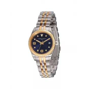 Pierre Cardin moteriškas kvarcinis analoginis laikrodis CF.1012.MU.3 – 28 mm, sidabrinis nerūdijančio plieno tinklelis