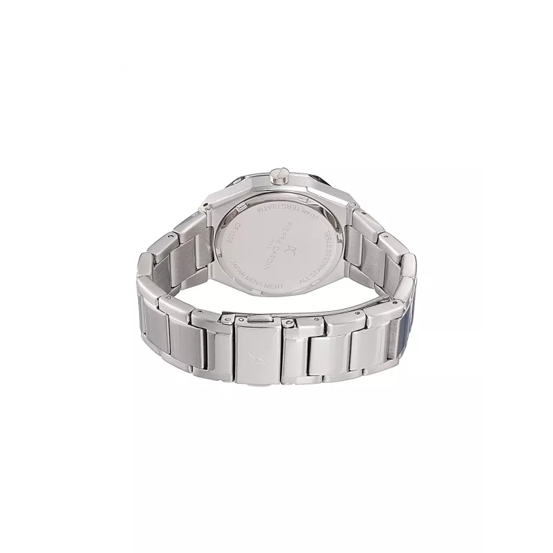 Pierre Cardin moteriškas kvarcinis laikrodis CF.1008.MS 32mm sidabrinis nerūdijančio plieno tinklinė apyrankė
