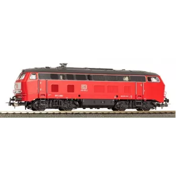 PIKO 22065 H0 garso dyzelinis lokomotyvas BR 215 DB AG V epocha su PIKO garso dekoderiu