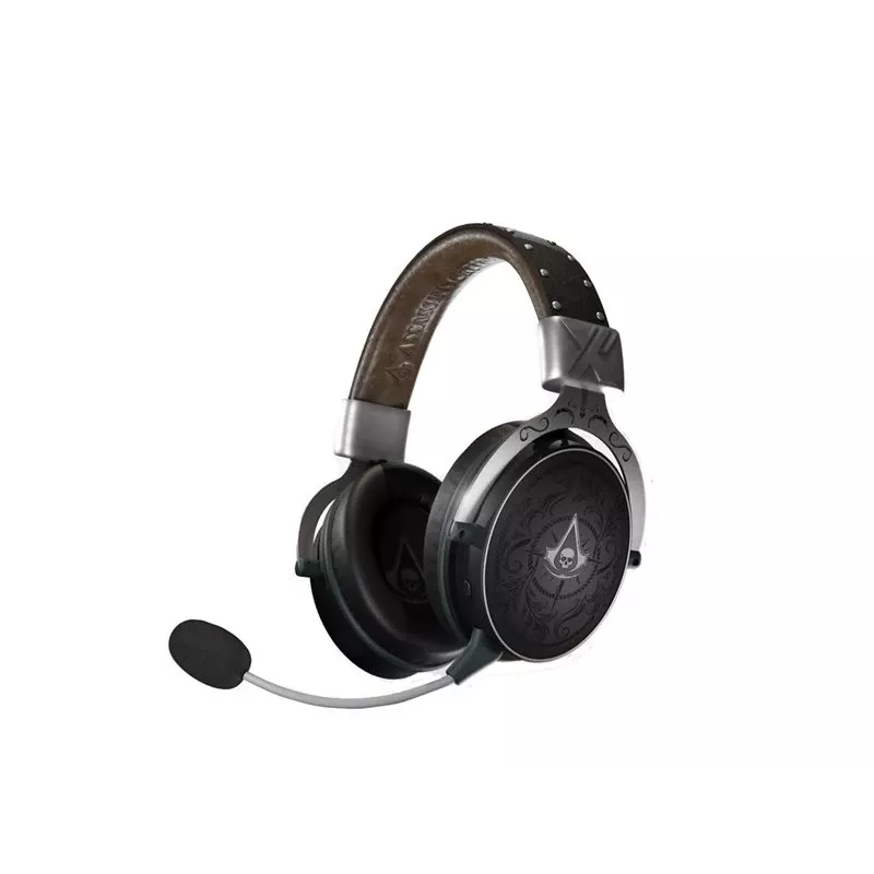 PIXMINDS LEXIP Black Flag Resynced Tatoo belaidės žaidimų ausinės (2.4GHz / Bluetooth 5.0, 50mm tvarkyklės, 25h baterija) | Kur.lt