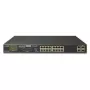 PLANET FGSW-1822VHP 18 prievadų valdomas PoE+ komutatorius su 16x Fast Ethernet ir 2x Gigabit Combo uplinkais