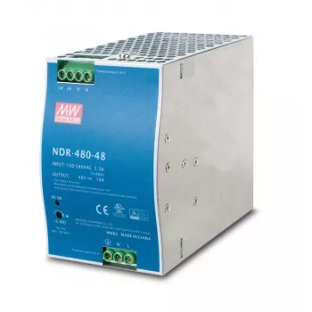PLANET PWR-480-48 maitinimo blokas 480 W mėlynas, pilkas