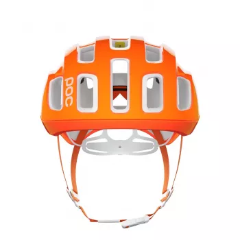 POC Ventral Lite dviračių šalmas, vidutinis, fluorescencinė oranžinė/AVIP balta