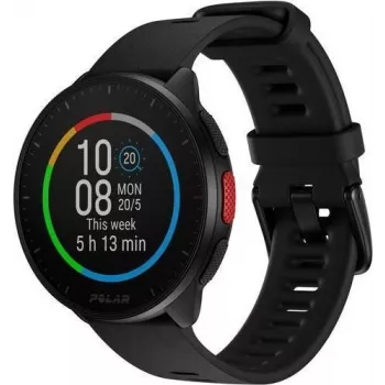 Polar Pacer GPS bėgimo laikrodis - Night Black - S/L dirželis - 1,2 inch MIP ekranas - 32 MB - Bluetooth
