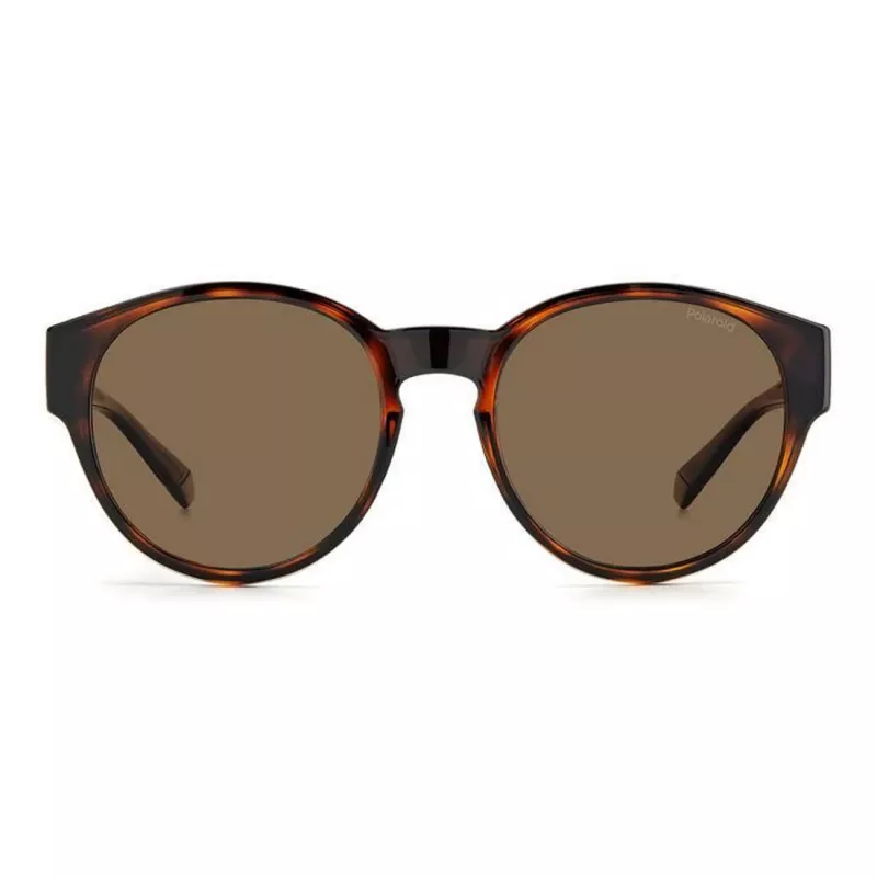 Polaroid Ancillaries PLD9017S086 Unisex akiniai nuo saulės – Havana/Tortoise rėmelis, rudi poliarizuoti lęšiai