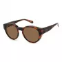 Polaroid Ancillaries PLD9017S086 Unisex akiniai nuo saulės – Havana/Tortoise rėmelis, rudi poliarizuoti lęšiai