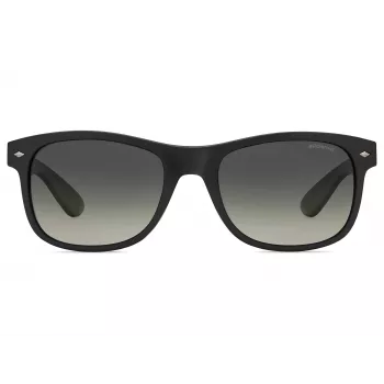 POLAROID PLD1015SDL5LB Vyrų poliarizuoti akiniai nuo saulės – matinis juodas rėmelis, pilki lęšiai, 53 mm