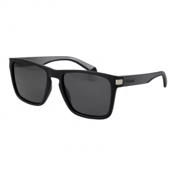 POLAROID PLD2139S56O6W Unisex Rectangular Sunglasses - Havana Frame, Brown Polarized Lens, 56/18/140 mm