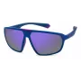 POLAROID PLD2142S802 Unisex akiniai su Havana rėmeliu ir pilkais polarizuotais lęšiais 61mm